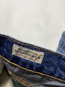 Levi's 512 LOT PREMIUM STRAUSS LEVIS oryginalne Spodnie Jeansy W 38 L 33