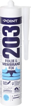 Klej i uszczelniacz do folii membran taśm paroizolacji 300 ml POINT
