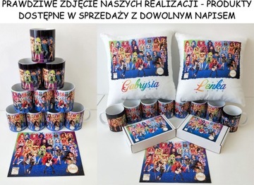 Poduszka + imię MINECRAFT dziewczynka,mikrofibra