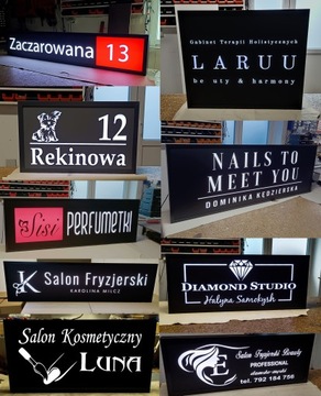 60x50 Салон красоты Светодиодный баннер с подсветкой Световой короб с подсветкой Вывеска