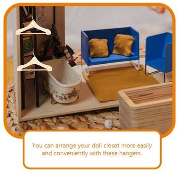 Реквизит Вешалки для одежды, маленькие, 15 шт.