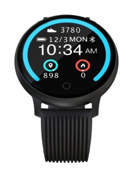 Черные умные часы Lenovo HW10
