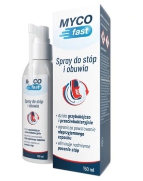 MYCOfast Spray do stóp i obuwia, 150 ml