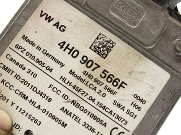 ASISTENT PÁSY POHYBU AUDI A8 S8 D4 4H 4H0907566F