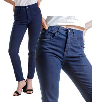 SPODNIE DAMSKIE JEANS BLUE KLASYCZNE XL