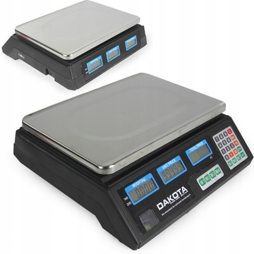 ЭЛЕКТРОННЫЕ МАГАЗИНСКИЕ ВЕСЫ ЖК СЧЕТНЫЕ 40 кг