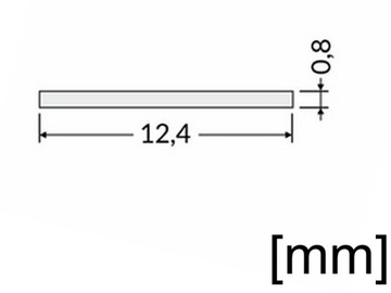 ПРОЗРАЧНАЯ ЛАМПА PLJT ДЛЯ СВЕТОДИОДНОГО ПРОФИЛЯ 1M ŚWIDNIK