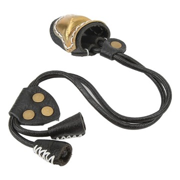 Кольцо для защиты большого пальца из латуни и кожи для стрельбы из лука