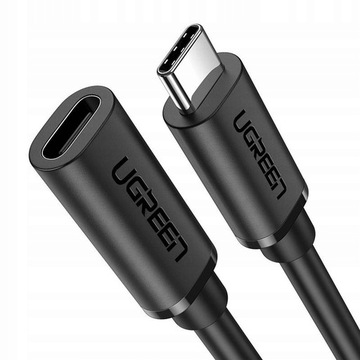 КАБЕЛЬ-УДЛИНИТЕЛЬ UЗЕЛЕНЫЙ USB C / USB C QC PD 4K 60Гц 100Вт 1м