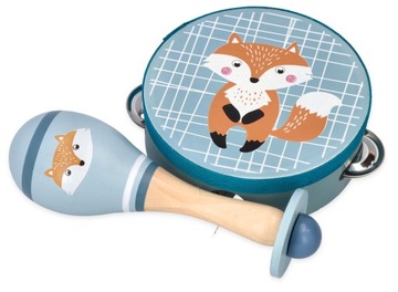 МАРАКАС БАМБУРИН НАБОР ИГРУШЕК ДЛЯ ДЕТСКИХ ИНСТРУМЕНТОВ