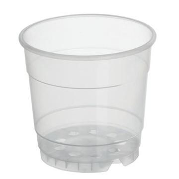 Transparentna doniczka do storczyka 15 cm pojemnik