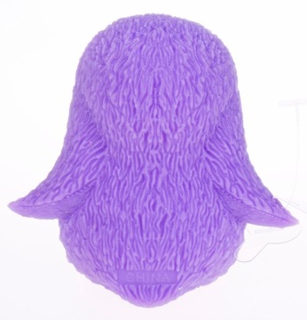 МЯГКАЯ РЕЗИНОВАЯ ИГРУШКА ПИНГВИН С ГОРОШКОМ, ФИОЛЕТОВЫЙ