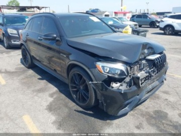 Mercedes GLC C253 SUV AMG 4.0 AMG 63 476KM 2019 Mercedes-Benz GLC 63 AMG 4Matic 2019, 4.0L V8 476KM, odpala i jezdzi, od, zdjęcie 2