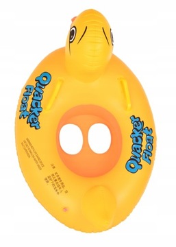 PONTON KACZKA KOŁO DMUCHANE Z SIEDZISKIEM PONTONIK DLA DZIECI KACZUSZKA