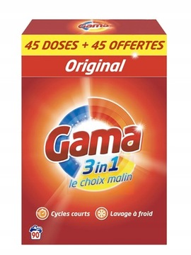 GAMA PROSZEK DO PRANIA 5.85KG 90PRAŃ UNIWERSAL