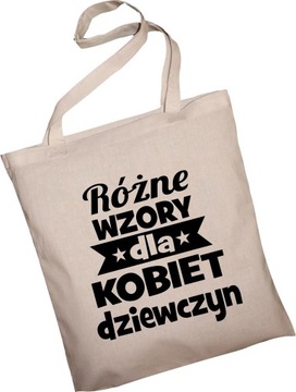 TORBA EKOLOGICZNA BAWŁNIANA EKO PREZENT NA DZIEŃ KOBIET DZIEWCZYN DLA ŻONY