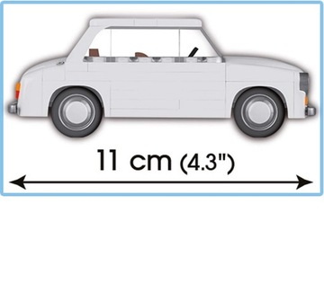Syrena 104 FSO Youngtimer - COBI 24537 модель блоков 1:35