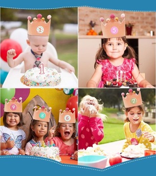 КОРОНА НА ДЕНЬ РОЖДЕНИЯ СО СМЕННЫМИ ЦИФРАМИ И ШПИЛЬКАМИ