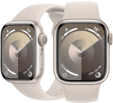 Smartwatch Apple Watch Series 9 GPS Zegarek 41mm NFC księżycowa poświata