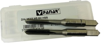 Набор метчиков Фанар М4-М16 Полироль 16 шт.