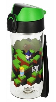 BIDON SZKOLNY NA WODĘ 420ML PIXEL GAME