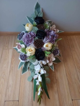Букет для украшения могилы кладбище ИСКУССТВЕННЫЕ ЦВЕТЫ