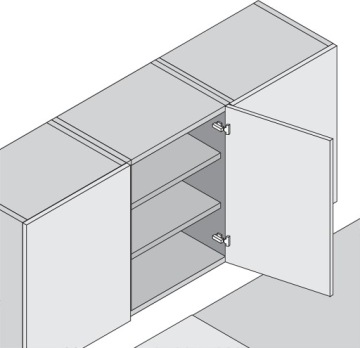 ПЕТЛЯ BLUM 70T5550 НАКЛАДКА TIP-ON + направляющая