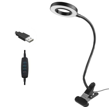 Żyrandol do czytania 48 diod LED ochrona wzroku