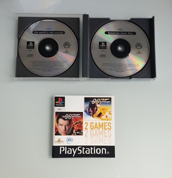 TOMORROW NEVER DIES THE WORLD IS NOT ENOUGH PSX PS1 KOMPLETNA 3XA