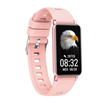 Zegarek damski Smartwatch z GPS Różowy Lekki