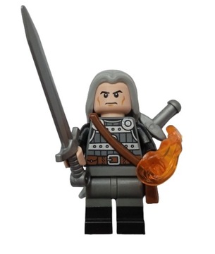 Lego MOC Figurka Wiedźmin Geralt z Rivii NOWY