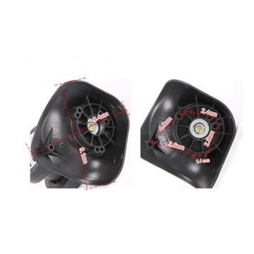 KOŁO KÓŁKA TWORZYWOWO GUMOWE WALIZKI TORBY 2 PARY