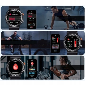 SMARTWATCH МУЖСКИЕ СПОРТИВНЫЕ ЧАСЫ С BLUETOOTH, ЧЕРНЫЕ