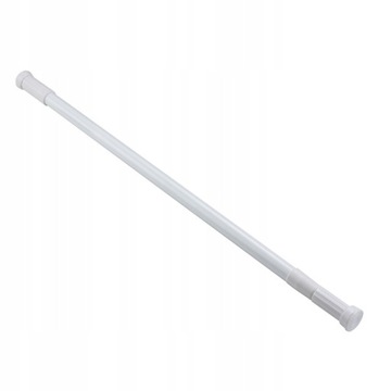 DRĄŻEK NA UBRANIA ROZSUWANY KARNISZ 140-260CM ŚR. 20mm BIAŁY