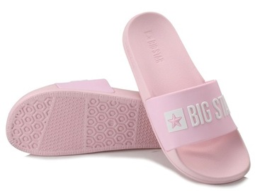 Klapki BIG STAR DAMSKIE FF274A201 różowe 39