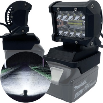 Lampa Do Makita 18V Halogenová Pracovní Led Max