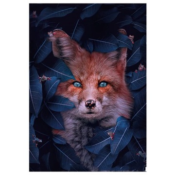 LIS HAFT DIAMENTOWY Diamond Painting 5D 30x40 MOZAIKA DIAMENTOWA HOBBY