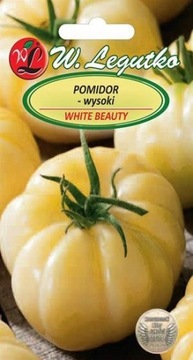 POMIDOR WHITE BEAUTY JASNOŻÓŁTE POMIDORY NASIONA