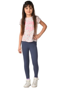 Legginsy dziecięce GETRY bawełniane DŻINS D1 152