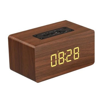 Przenośny drewniany głośnik Soundbar w kolorze brązowym