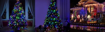 РОЖДЕСТВЕНСКАЯ ГИРЛЯНДИЯ, ДЕКОРАТИВНЫЕ ЕЛОЧНЫЕ ОГНИ, 100 СМ, ДИСТАНЦИОННЫЙ