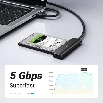 USB-C — адаптер SATA 2.5 HDD SSD UASP Thunderbolt 3