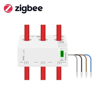 Licznik energii prądu 3-fazowy dwukierunkowy przekładnik 63A ZigBee TUYA