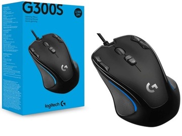 Mysz optyczna do gier Logitech G300s / G300 S PODŚWIETLANA 2500 dpi