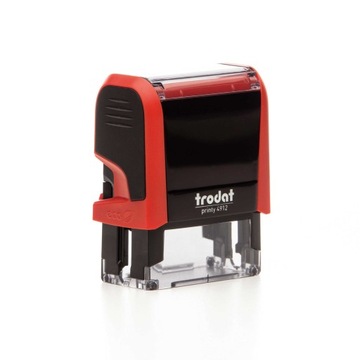 TRODAT PRINTY STAMP 4912 КРАСНЫЙ + ДИЗАЙН ЛАСТИКА