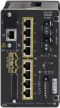 Cisco Catalyst IE3300 8xGE Copper oraz 2 GE SFP (IE-3300-8T2S-E)