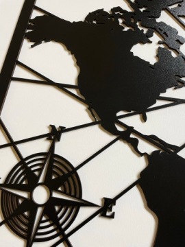 АЖУРНАЯ КАРТИНА НАСТЕННАЯ КАРТА МИРА 3П-53