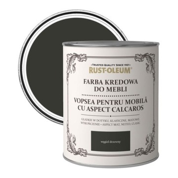 Farba kredowa do mebli Rust-Oleum węgiel drzewny 0