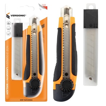 Нож для обоев Нож для обоев Складной раздвижной нож с ручкой 18 мм + лезвия