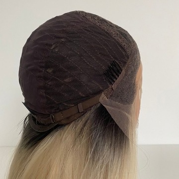 Парик платинового блонда LACE FRONT + БЕСПЛАТНАЯ шапочка